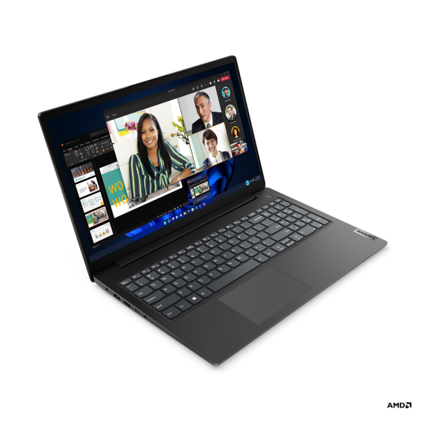 PC Notebook Nuovo Lenovo V V15 Amd Ryzen 3-7320U 8Gb Hd 256Gb Ssd 15.6'' FreeDos Nero - Disponibile in 3-4 giorni lavorativi