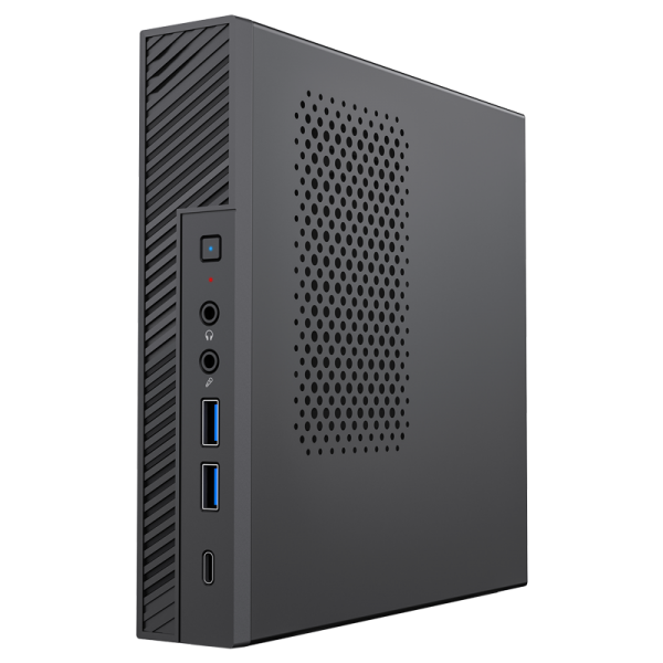 Case PILOT Z1 - 1L- MB H610T3- 2xType-C- 4xUSB3- 2xUSB2- HDMI- WiFi6 & BT- RJ45- Vesa- 120W PSU - Disponibile in 3-4 giorni lavorativi