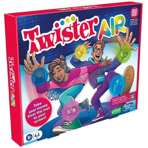 Twister Air, gioco Twister con app AR, si connette a smartphone e tablet, giochi attivi di gruppo, dai 8 anni - Disponibile in 3-4 giorni lavorativi