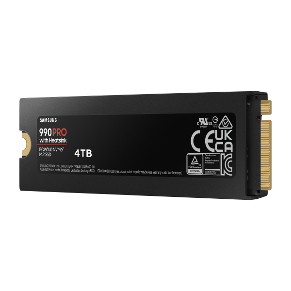 Samsung 990 PRO NVMe 4TB con Dissipatore di calore, SSD interno - Disponibile in 6-7 giorni lavorativi