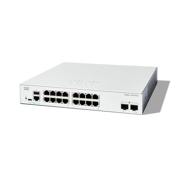 Cisco C1300-16T-2G switch di rete Gestito L2/L3 Gigabit Ethernet (10/100/1000) Bianco - Disponibile in 6-7 giorni lavorativi