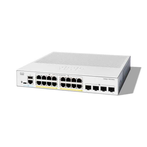 Cisco C1300-16P-4X switch di rete Gestito L2/L3 Gigabit Ethernet (10/100/1000) Bianco - Disponibile in 6-7 giorni lavorativi