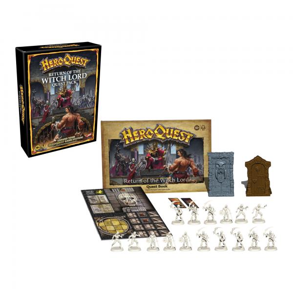 Gioco da tavolo HASBRO HEROQUEST - ESPANSIONE IL RITORNO DEL SIGNORE DEGLI STREGONI (edizione italiana) - Disponibile in 2/3 giorni lavorativi