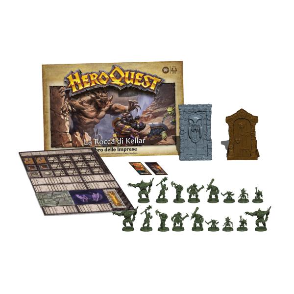 Gioco da tavolo HASBRO HEROQUEST - ESPANSIONE LA ROCCA DI KELLAR (edizione italiana) - Disponibile in 2/3 giorni lavorativi