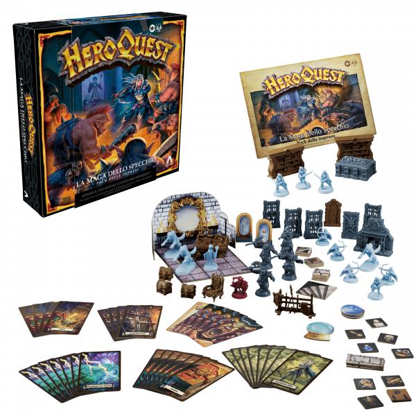 Gioco da tavolo HASBRO HEROQUEST - ESPANSIONE LA MAGA DELLO SPECCHIO (edizione italiana) - Disponibile in 2/3 giorni lavorativi