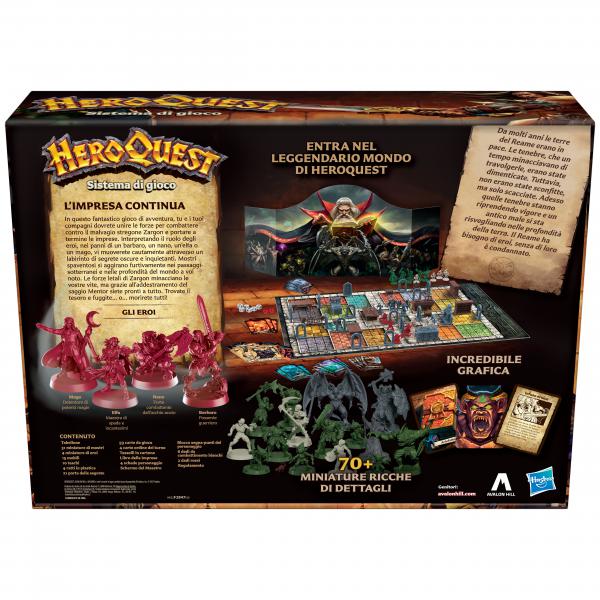 Gioco da tavolo HASBRO HEROQUEST - EDIZIONE ITALIANA - Disponibile in 2/3 giorni lavorativi