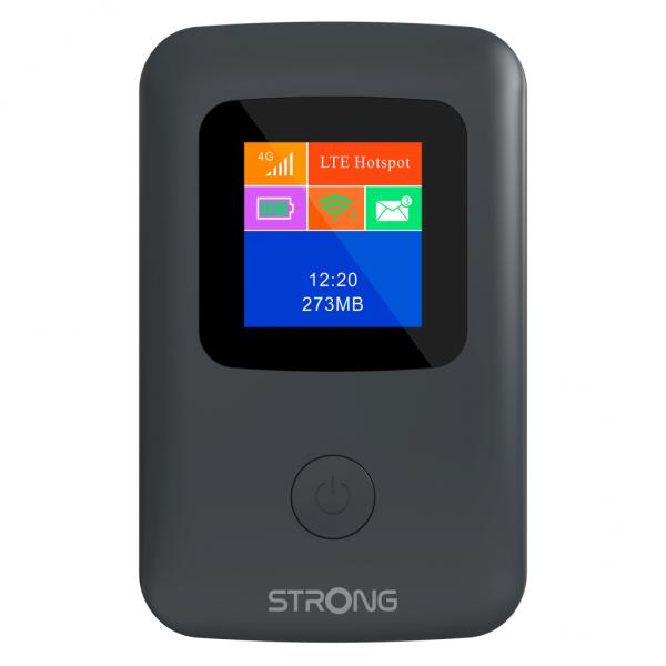 STRONG ROUTER PORTATILE 4G WIFI SINO 150 Mbps CON SCHERMO BLACK - Disponibile in 3-4 giorni lavorativi