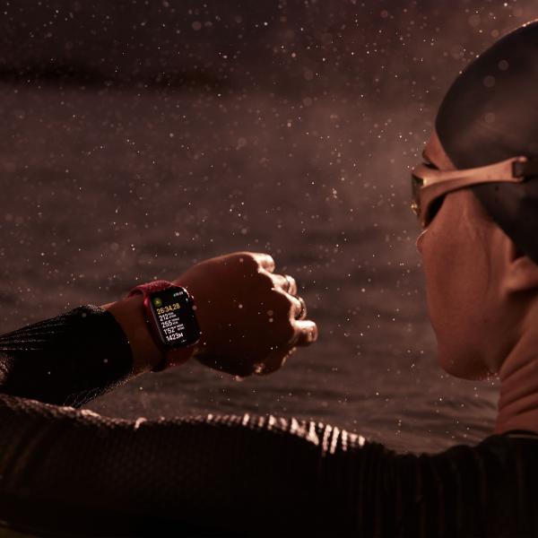 Apple Watch Serie9 Cell 41mm Steel Graphite Sport Band MidNight M/L MRJ93QL/A - Disponibile in 2-3 giorni lavorativi