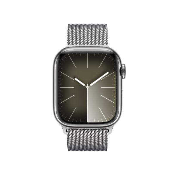 Apple Watch Series 9 41 mm Digitale 352 x 430 Pixel Touch screen 4G Argento Wi-Fi GPS (satellitare) - Disponibile in 6-7 giorni lavorativi