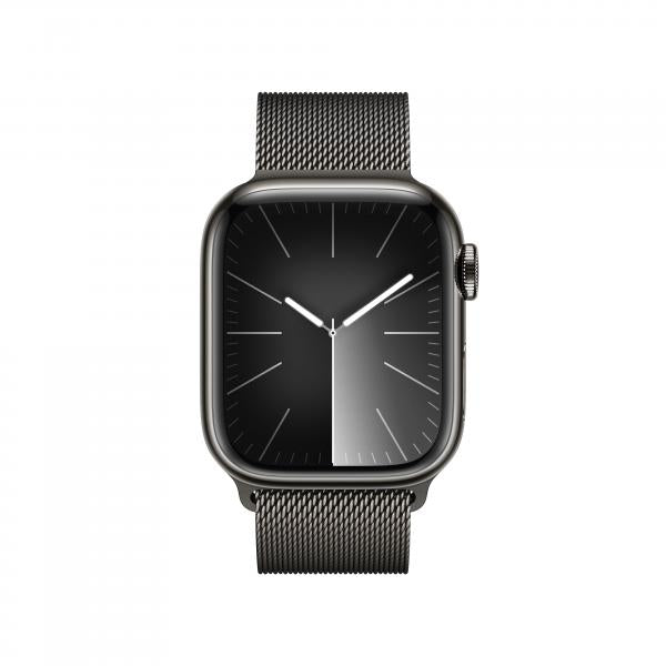 Apple Watch Series 9 41 mm Digitale 352 x 430 Pixel Touch screen 4G Grafite Wi-Fi GPS (satellitare) - Disponibile in 6-7 giorni lavorativi