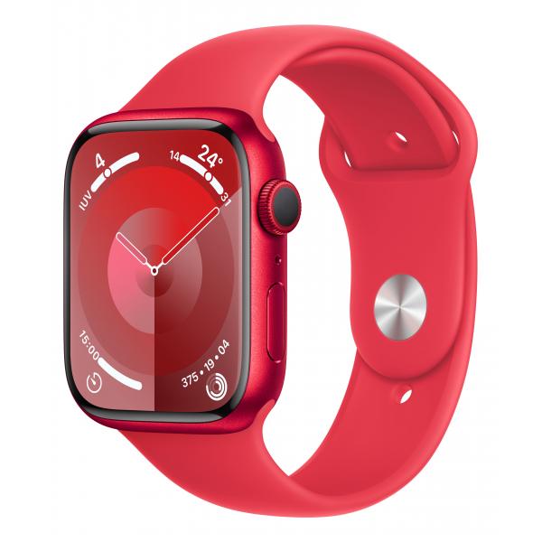 Apple Watch Series 9 45 mm Digitale 396 x 484 Pixel Touch screen Rosso Wi-Fi GPS (satellitare) - Disponibile in 6-7 giorni lavorativi