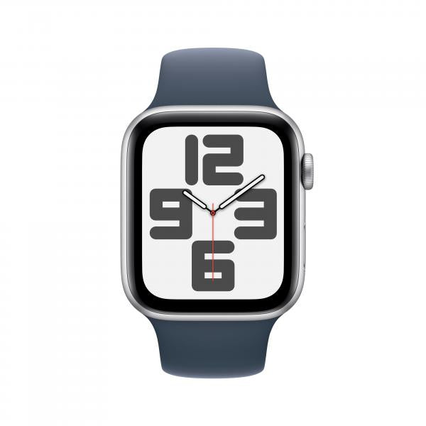 Apple Watch SE OLED 44 mm Digitale 368 x 448 Pixel Touch screen Argento Wi-Fi GPS (satellitare) - Disponibile in 6-7 giorni lavorativi
