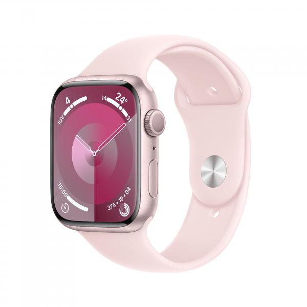Apple Watch Series 9 45 mm Digitale 396 x 484 Pixel Touch screen Rosa Wi-Fi GPS (satellitare) - Disponibile in 6-7 giorni lavorativi