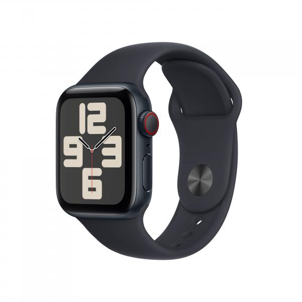 Apple Watch SE OLED 40 mm Digitale 324 x 394 Pixel Touch screen 4G Nero Wi-Fi GPS (satellitare) - Disponibile in 6-7 giorni lavorativi