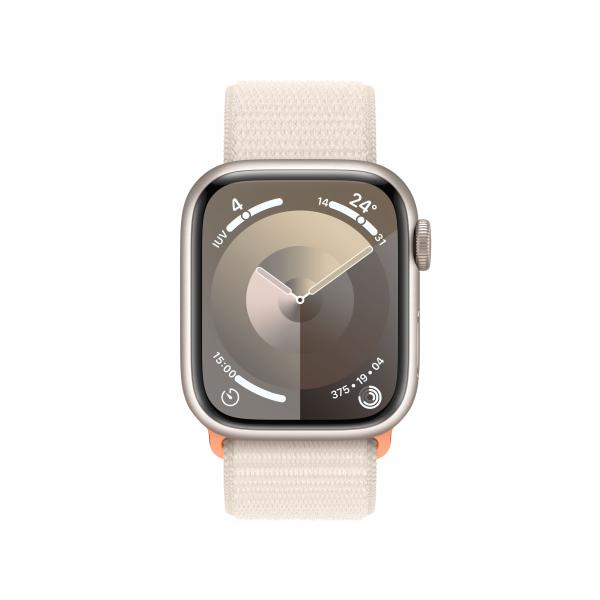 Apple Watch Series 9 41 mm Digitale 352 x 430 Pixel Touch screen Beige Wi-Fi GPS (satellitare) - Disponibile in 6-7 giorni lavorativi