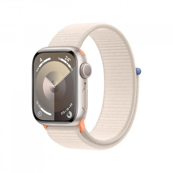 Apple Watch Series 9 41 mm Digitale 352 x 430 Pixel Touch screen Beige Wi-Fi GPS (satellitare) - Disponibile in 6-7 giorni lavorativi