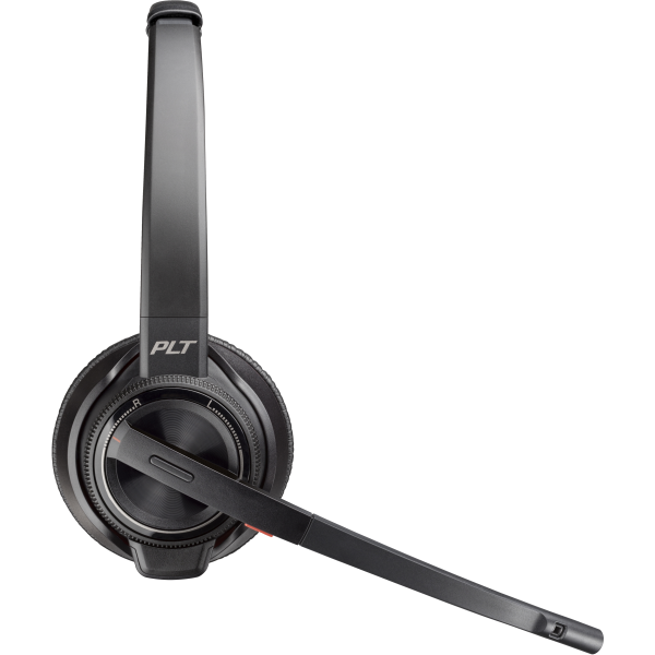 POLY Savi 8220 Auricolare Wireless A Padiglione Ufficio Bluetooth Base di ricarica Nero - Disponibile in 6-7 giorni lavorativi