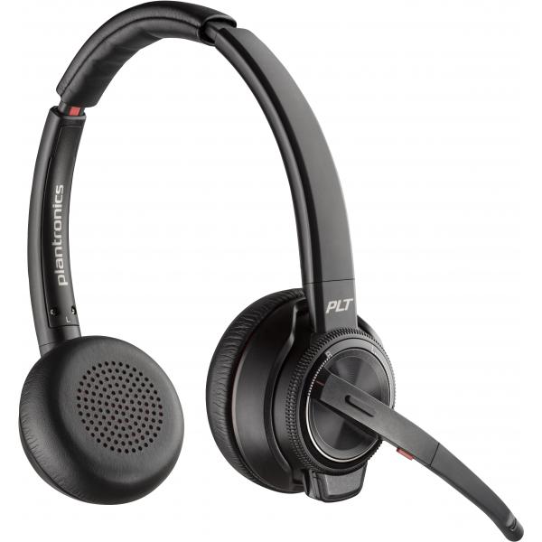 POLY Savi 8220-M Auricolare Wireless A Padiglione Ufficio Nero - Disponibile in 6-7 giorni lavorativi