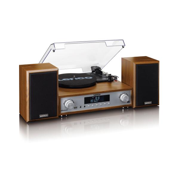 Lenco MC-160WD Sistema Hi-Fi Legno - Disponibile in 3-4 giorni lavorativi
