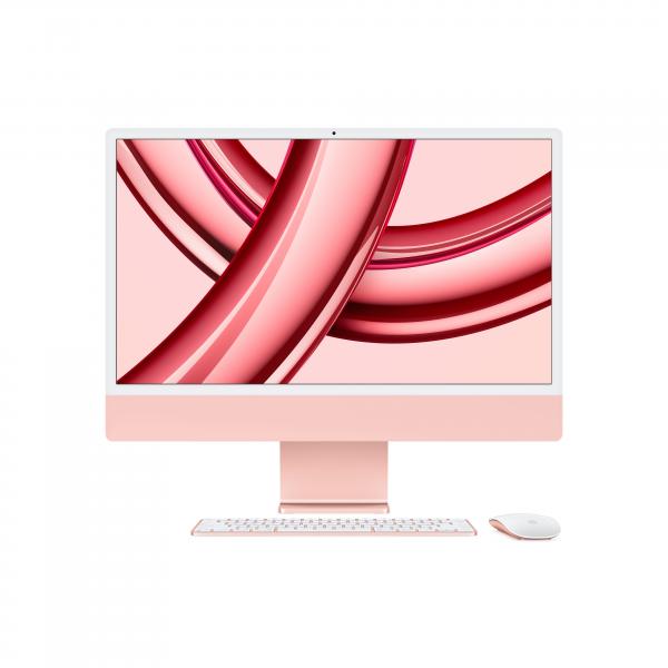 Apple iMac 24" 2023 4.5K M3 8C/8G 8/256GB Pink MQRD3T/A - Disponibile in 2-3 giorni lavorativi Apple