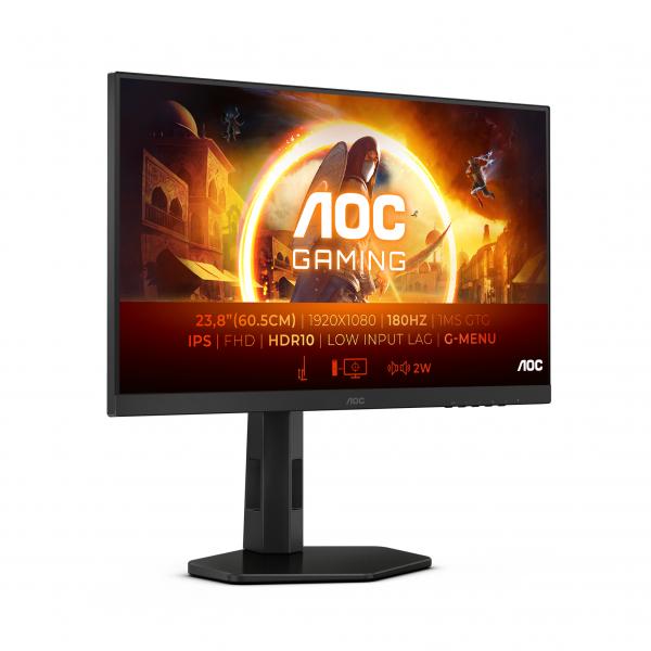 AOC 24G4X Monitor PC 60,5 cm (23.8") 1920 x 1080 Pixel Full HD LCD Nero - (AOC 24G4X Monitor PC 60,5 cm (23.8") 1920 x 1080 Pixel Full HD LCD Nero) - Disponibile in 3-4 giorni lavorativi
