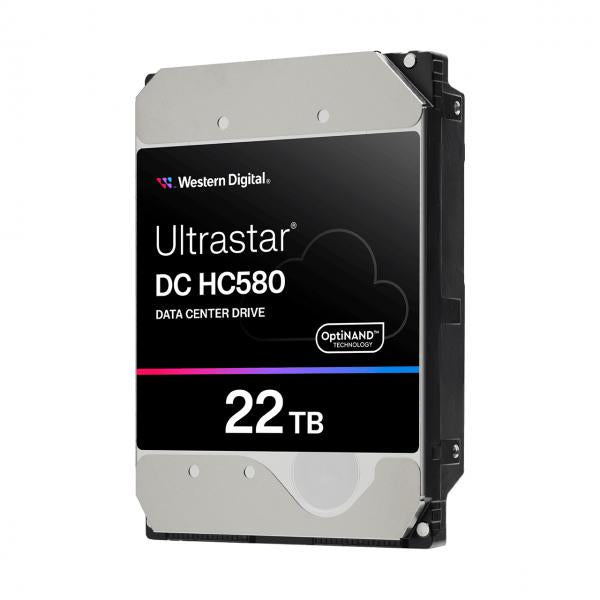 Western Digital Ultrastar DC HC580 3.5" 22 TB SATA - Disponibile in 6-7 giorni lavorativi
