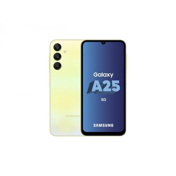 Samsung SM-A256 Galaxy A25 8+256GB 6.5" 5G Yellow EU - Disponibile in 2-3 giorni lavorativi
