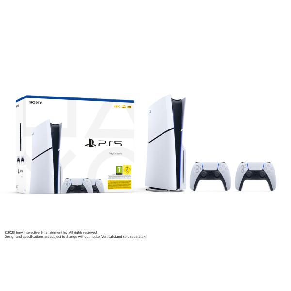 Console PlayStation 5 slim Chassis D + Controller DualSense White - Disponibile in 2/3 giorni lavorativi