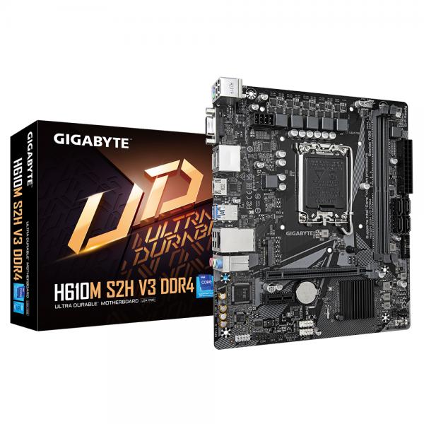 Gigabyte GA-H610M S2H DDR4 V3 Scheda Madre Socket Intel LGA 1700 - Disponibile in 2-4 giorni lavorativi