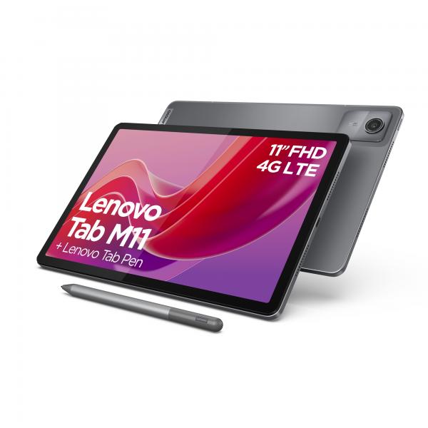 Tablet Nuovo LENOVO TABLET M11 128GB 8GB 4G ANDROID 13 GRIGIO - Disponibile in 3-4 giorni lavorativi