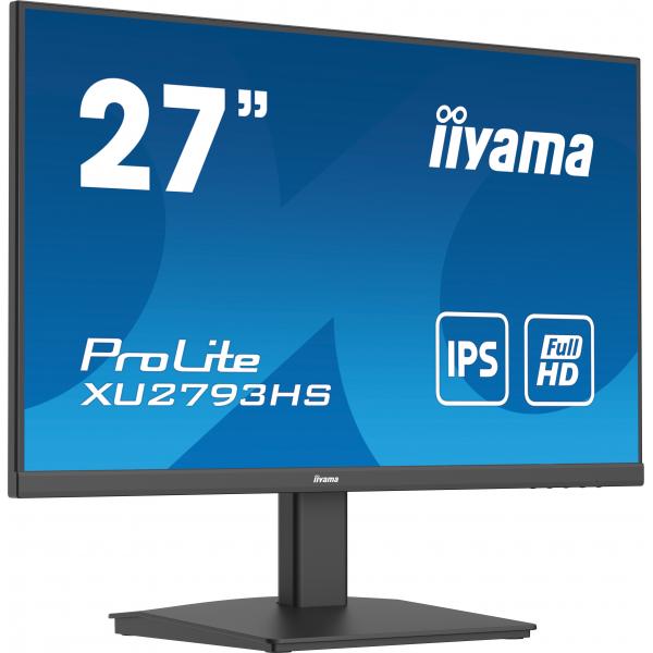 Schermo PC - IIYAMA PROLITE XU2793HS-B6 - 27 1920x1080 - Pannello IPS - 1ms - 100Hz - HDMI / DisplayPort - Disponibile in 3-4 giorni lavorativi