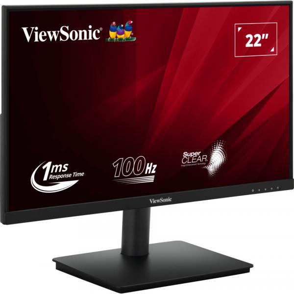 MONITOR VIEWSONIC 21.5 MVA VGA HDMI BLACK 1MS 100HZ VESA - Disponibile in 3-4 giorni lavorativi