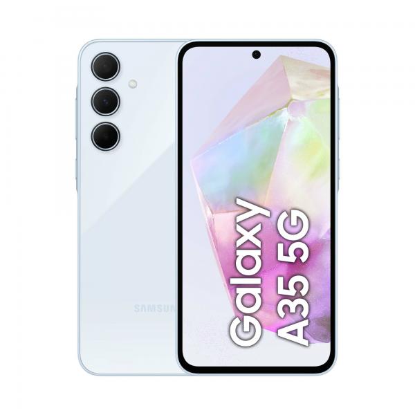Smartphone Nuovo SAMSUNG GALAXY A35 5G 128GB 6GB LIGHT BLUE - Disponibile in 3-4 giorni lavorativi