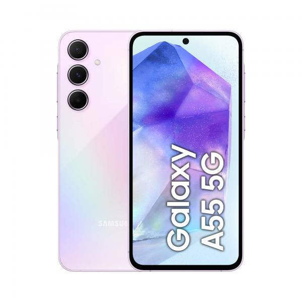 Samsung SM-A556B A55 8+128GB 6.6" 5G Lavender ITA - Disponibile in 2-3 giorni lavorativi Samsung