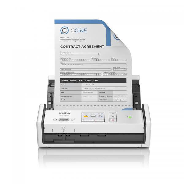 Brother ADS-1800W Scanner ADF 1200 x 1200 DPI A4 Bianco - Disponibile in 6-7 giorni lavorativi