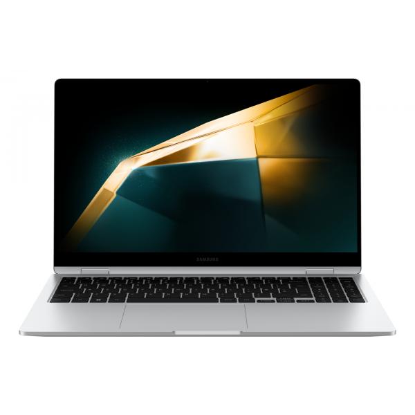 Samsung Galaxy Book4 360 Intel Core 5 120U Ibrido (2 in 1) 39,6 cm (15.6") Touch screen Full HD 16 GB LPDDR5-SDRAM 256 GB SSD Wi-Fi 6E (802.11ax) Windows 11 Pro Argento - Disponibile in 6-7 giorni lavorativi