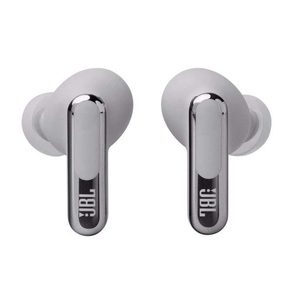 JBL Live Beam 3 Auricolare Wireless In-ear Chiamate/Musica/Sport/Tutti i giorni Bluetooth Argento - Disponibile in 6-7 giorni lavorativi