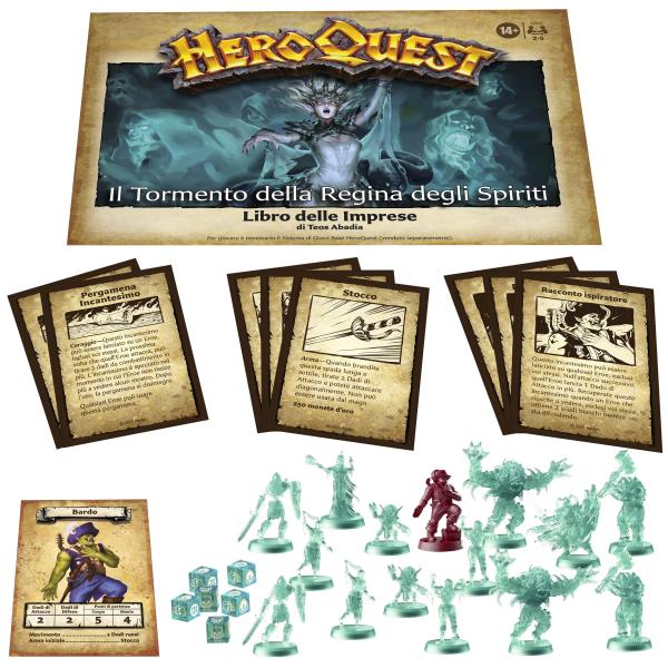 Gioco da tavolo HASBRO HEROQUEST - ESPANSIONE TORMENTO REGINA DEGLI SPIRITI (Edizione Italiana) - Disponibile in 2/3 giorni lavorativi