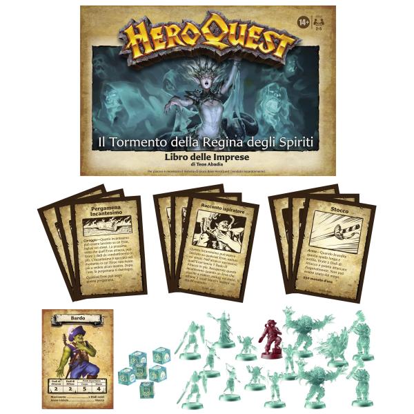 Gioco da tavolo HASBRO HEROQUEST - ESPANSIONE TORMENTO REGINA DEGLI SPIRITI (Edizione Italiana) - Disponibile in 2/3 giorni lavorativi