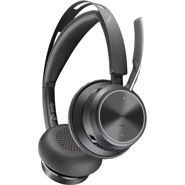 POLY Voyager Focus 2 USB-C-C Headset +USB-C/A Adapter +Charging Stand - Disponibile in 6-7 giorni lavorativi