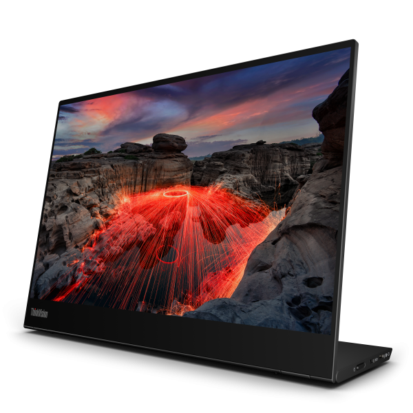 Lenovo ThinkVision M14t Monitor PC 35,6 cm (14") 2240 x 1400 Pixel LED Touch screen Nero - Disponibile in 6-7 giorni lavorativi