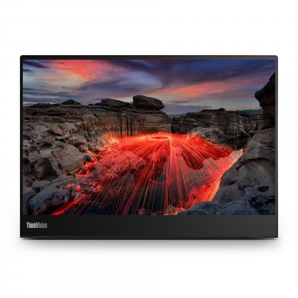 Lenovo ThinkVision M14t Monitor PC 35,6 cm (14") 2240 x 1400 Pixel LED Touch screen Nero - Disponibile in 6-7 giorni lavorativi