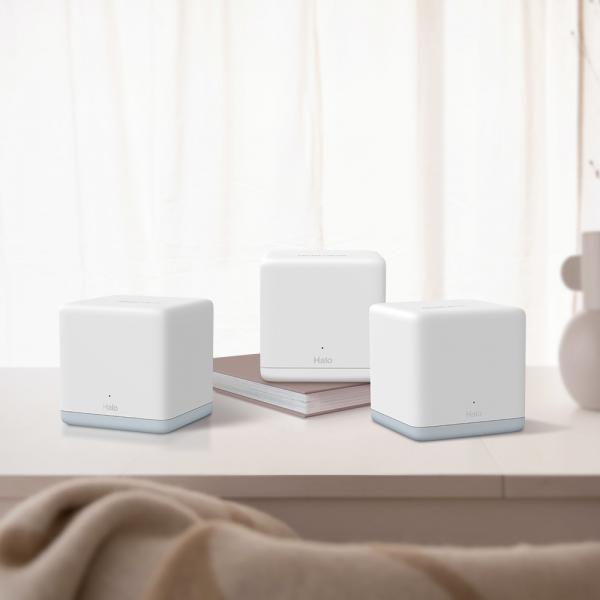 Mercusys AC1200 Whole Home Mesh Wi-Fi System Halo H32G(3) - Disponibile in 3-4 giorni lavorativi
