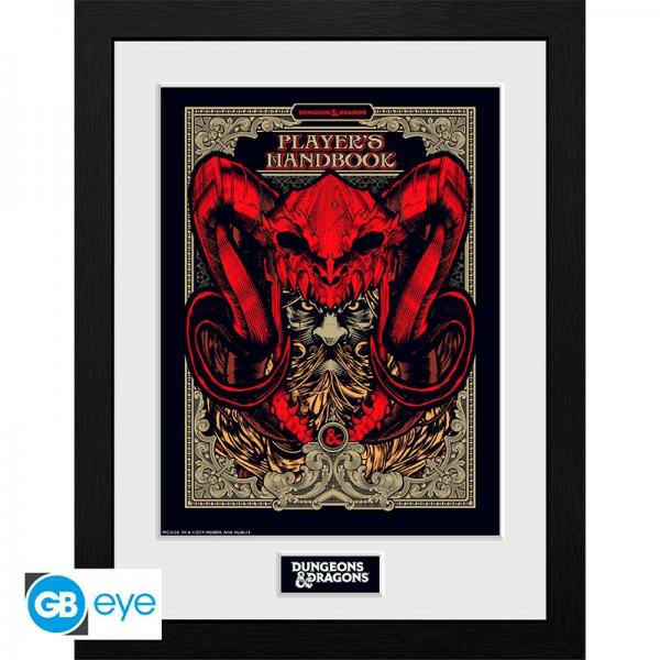ABYSTYLE DUNGEONS & DRAGONS - Poster incorniciato: "Players Handbook" (30x40) - Disponibile in 2/3 giorni lavorativi