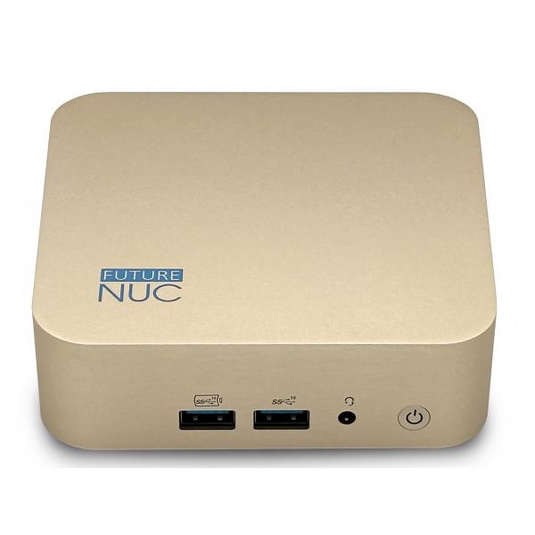 FutureNUC Lux NUC 13i5UL-W11P-512/2x8W6E Intel Core i5 i5-1335U 16 GB DDR4-SDRAM 512 GB SSD Windows 11 Pro Mini PC Oro - Disponibile in 6-7 giorni lavorativi