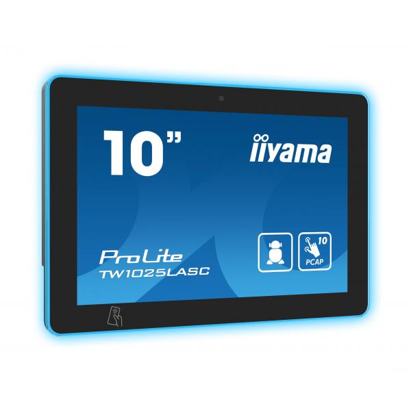 iiyama TW1025LASC-B1PNR espositore per sale riunioni 25,6 cm (10.1") 1280 x 800 Pixel LED 802.11b, 802.11g, Wi-Fi 4 (802.11n) Nero Plastica Bluetooth - Disponibile in 6-7 giorni lavorativi