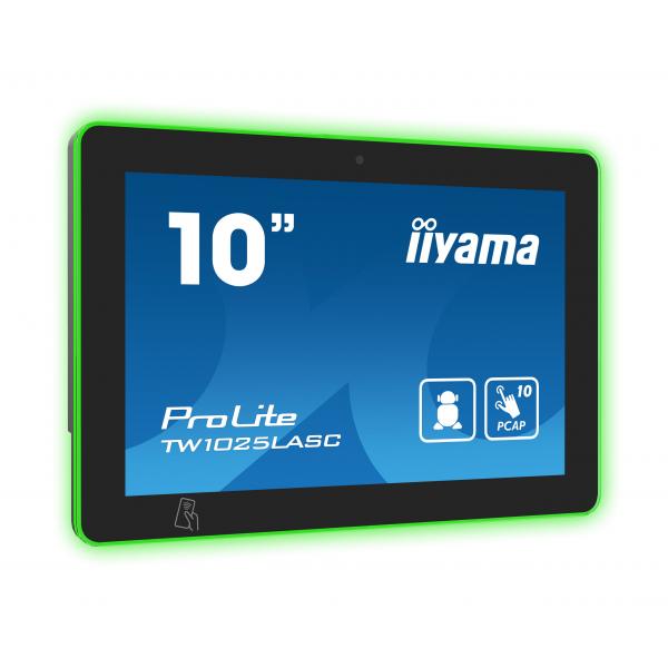 iiyama TW1025LASC-B1PNR espositore per sale riunioni 25,6 cm (10.1") 1280 x 800 Pixel LED 802.11b, 802.11g, Wi-Fi 4 (802.11n) Nero Plastica Bluetooth - Disponibile in 6-7 giorni lavorativi