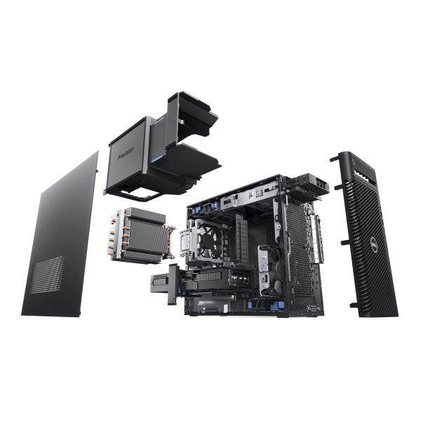 PC Desktop Nuovo Dell Precision 3680 - Tower prestazionale 1 x Core i7 i7-14700 / fino a 5.4 GHz - vPro Enterprise - RAM 16 GB - SSD 512 GB - NVMe - T1000 - Gigabit Ethernet - Win 11 Pro -monitor: nessuno - tastiera: italiana - nero, nero (tastiera),...