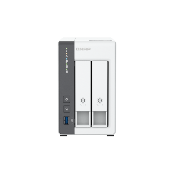 Qnap TS-216G Server Nas e di Archiviazione Tower Cortex-a Cortex-A55 4Gb Hdd Bianco - Disponibile in 3-4 giorni lavorativi