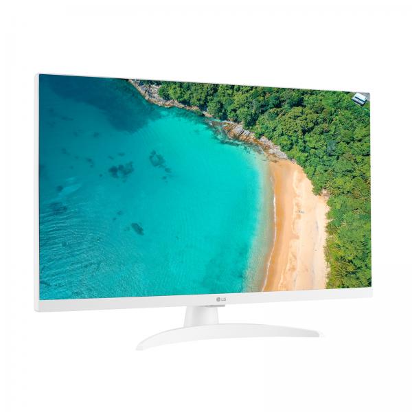 Smart TV LG 27TQ615S-WZ, Schermo 27" Full HD IPS, Sistema Operativo SMART webOS, Bianco - Disponibile in 2-4 giorni lavorativi